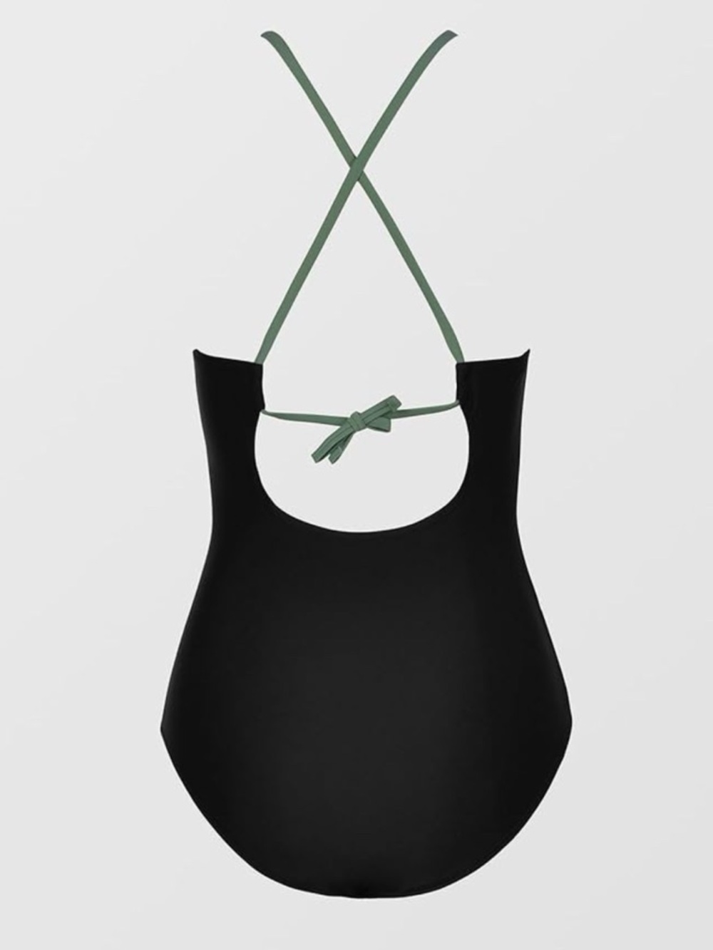 CUPSHE One-Piece High Neck Tummy Control Swimsuit - Picture 4 of 9